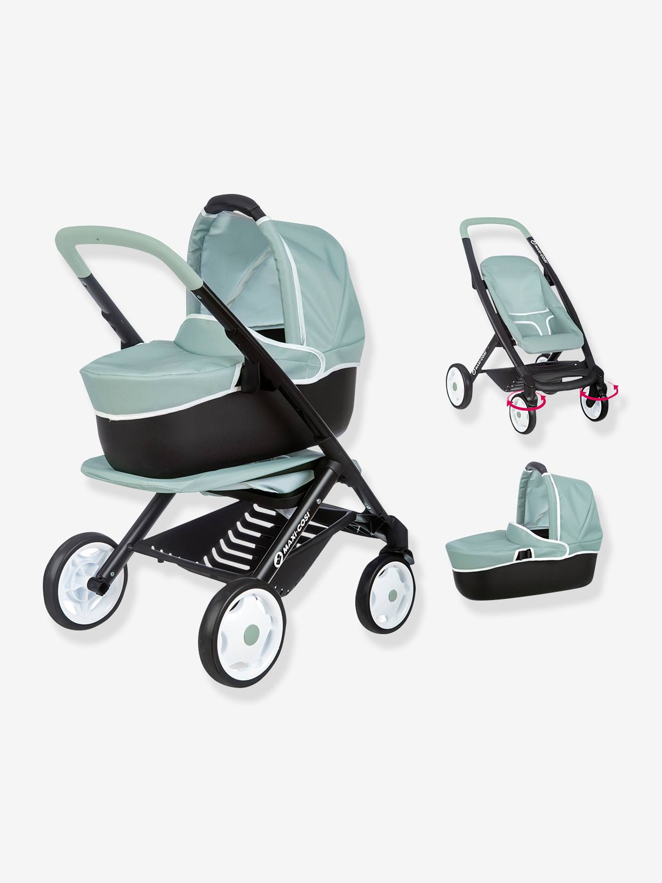 Smoby Puppenkinderwagen, 3-in-1-Kombi-Kinderwagen Maxi Cosi SMOBY - rosa