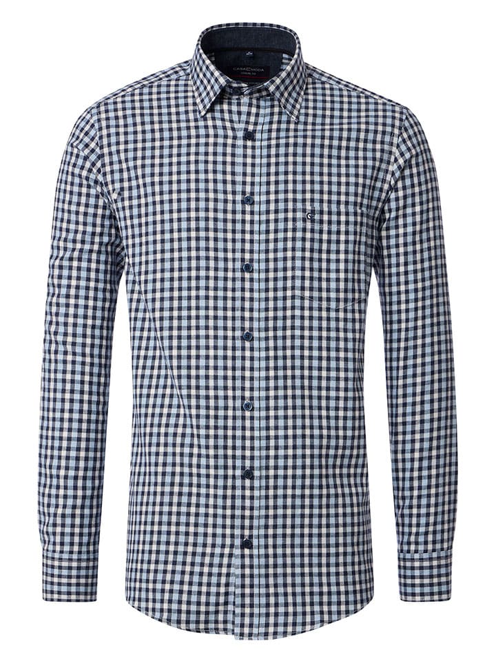 CASAMODA Hemd in Blau günstig kaufen