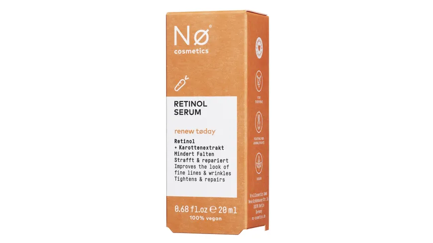 Nø Cosmetics renew tøday Retinol Serum 20 ml