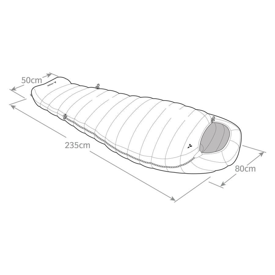 Rotstein 200 - Daunenschlafsack