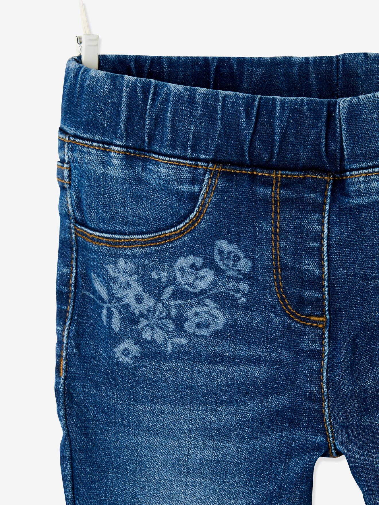 Tregging fantaisie motifs laser fille noir