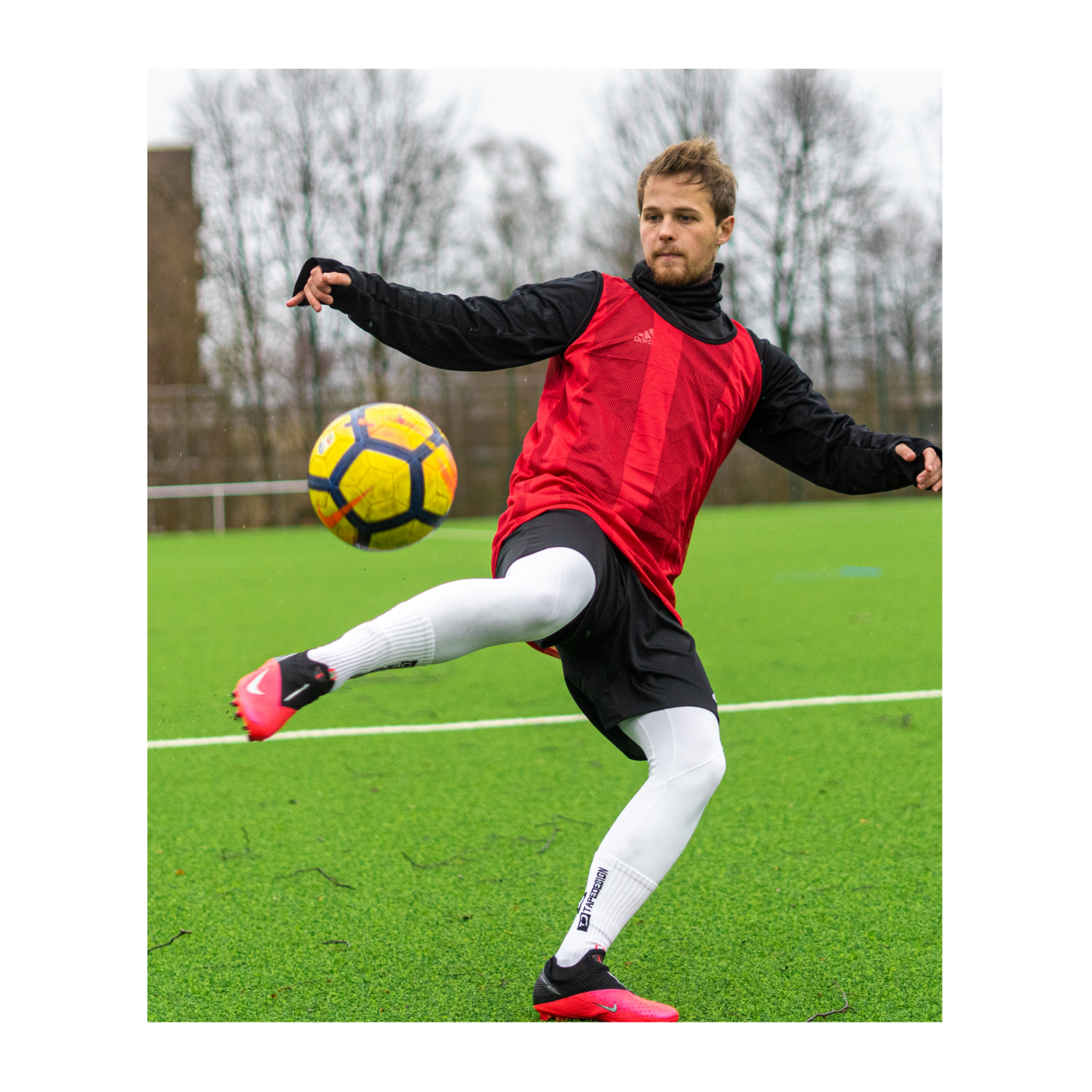 Cawila Trainingsleibchen UNI 3er Set Orange | Leibchen Fußball