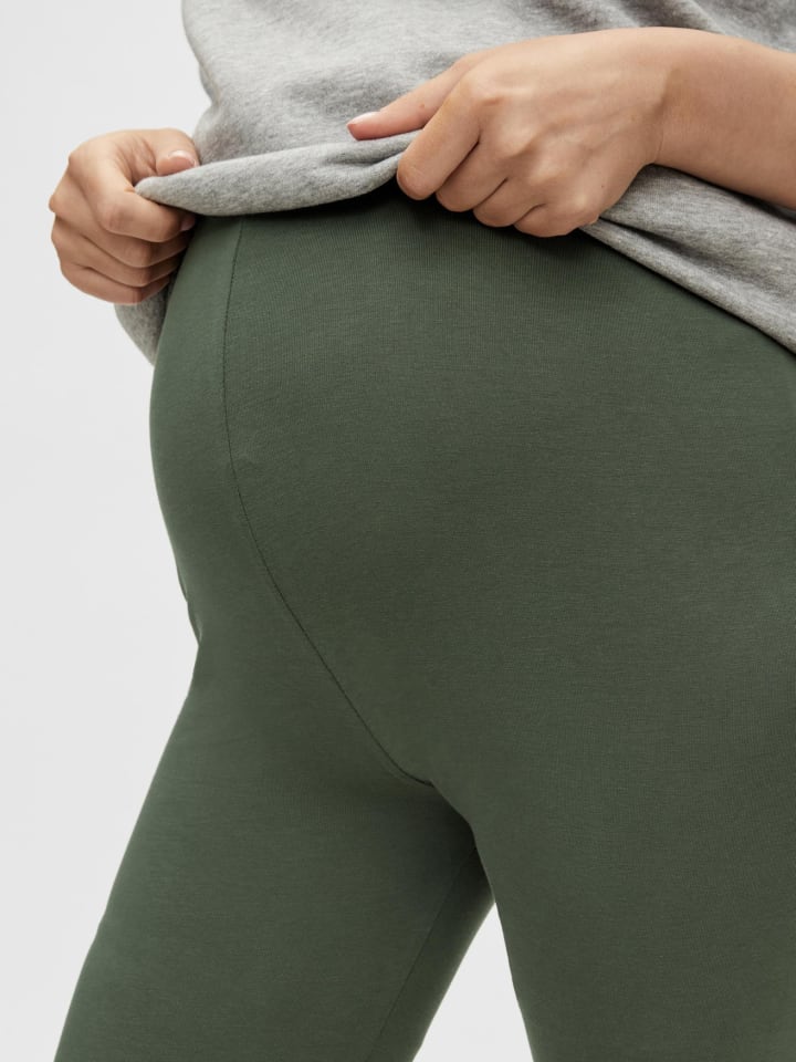 mama licious Umstands Leggings im 2-er Pack MLEMMA in Schwarz-Petrol günstig kaufen XS