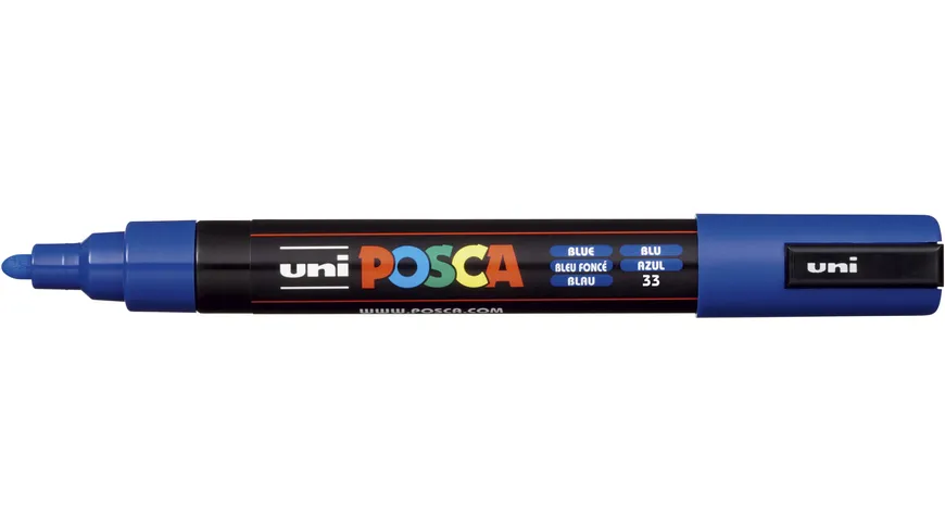 FABER-CASTELL  Marker UNI POSCA PC-5M dunkelblau dunkelblau