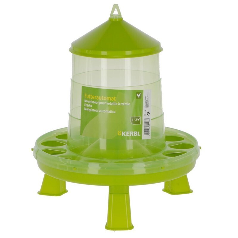Kerbl Zubehör Kerbl Futterautomat mit Standfuß 4,8L
