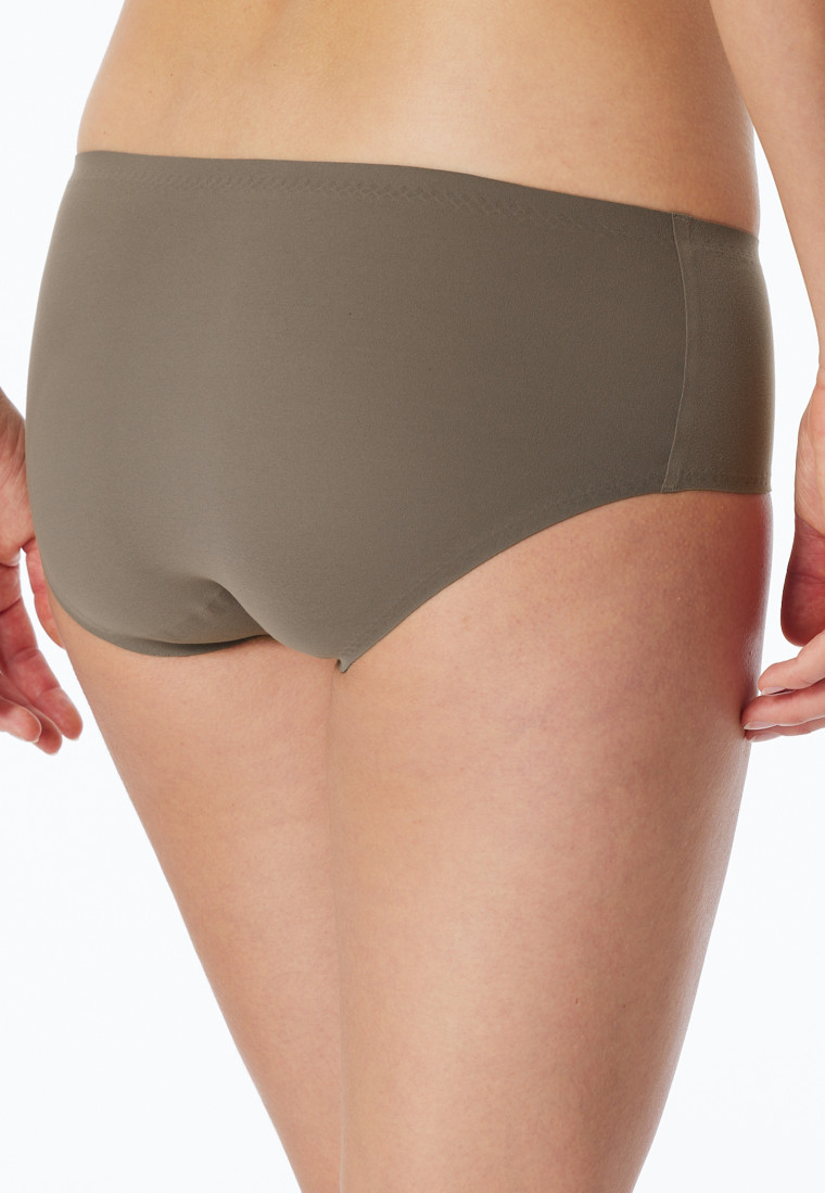 Panty seamless taupe - Invisible soft