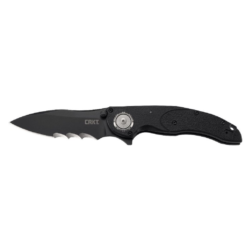 Crkt LINCHPIN BLACK WITH VEFF SERRATIONS 5406K