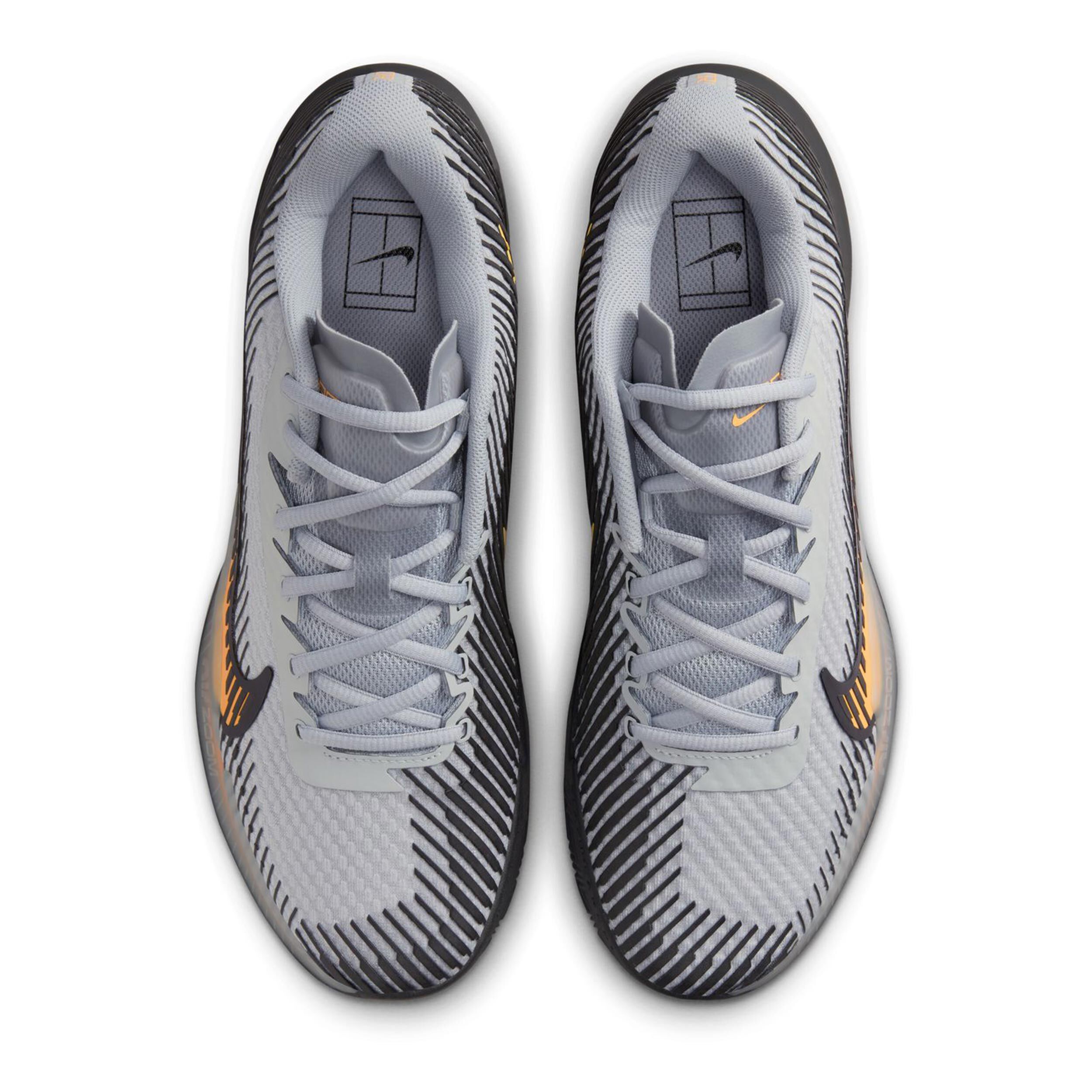 Air Zoom Vapor 11 Sandplatzschuh Herren - Grau, Orange