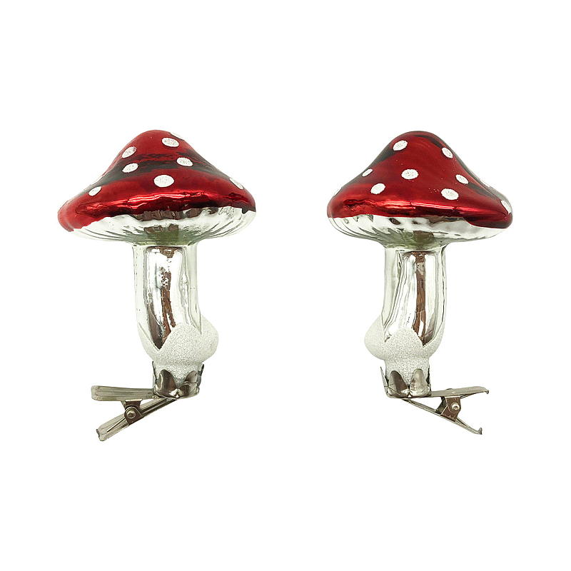 Home Julekule 2-pk sopp m/klype