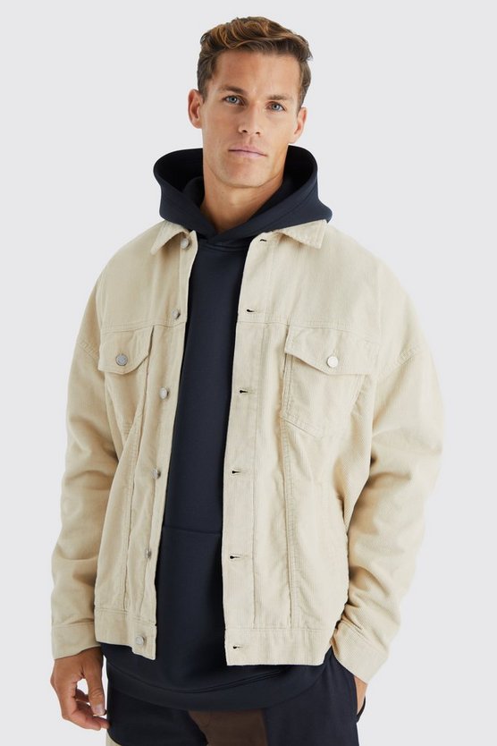 Tall Oversize Cord-Jacke