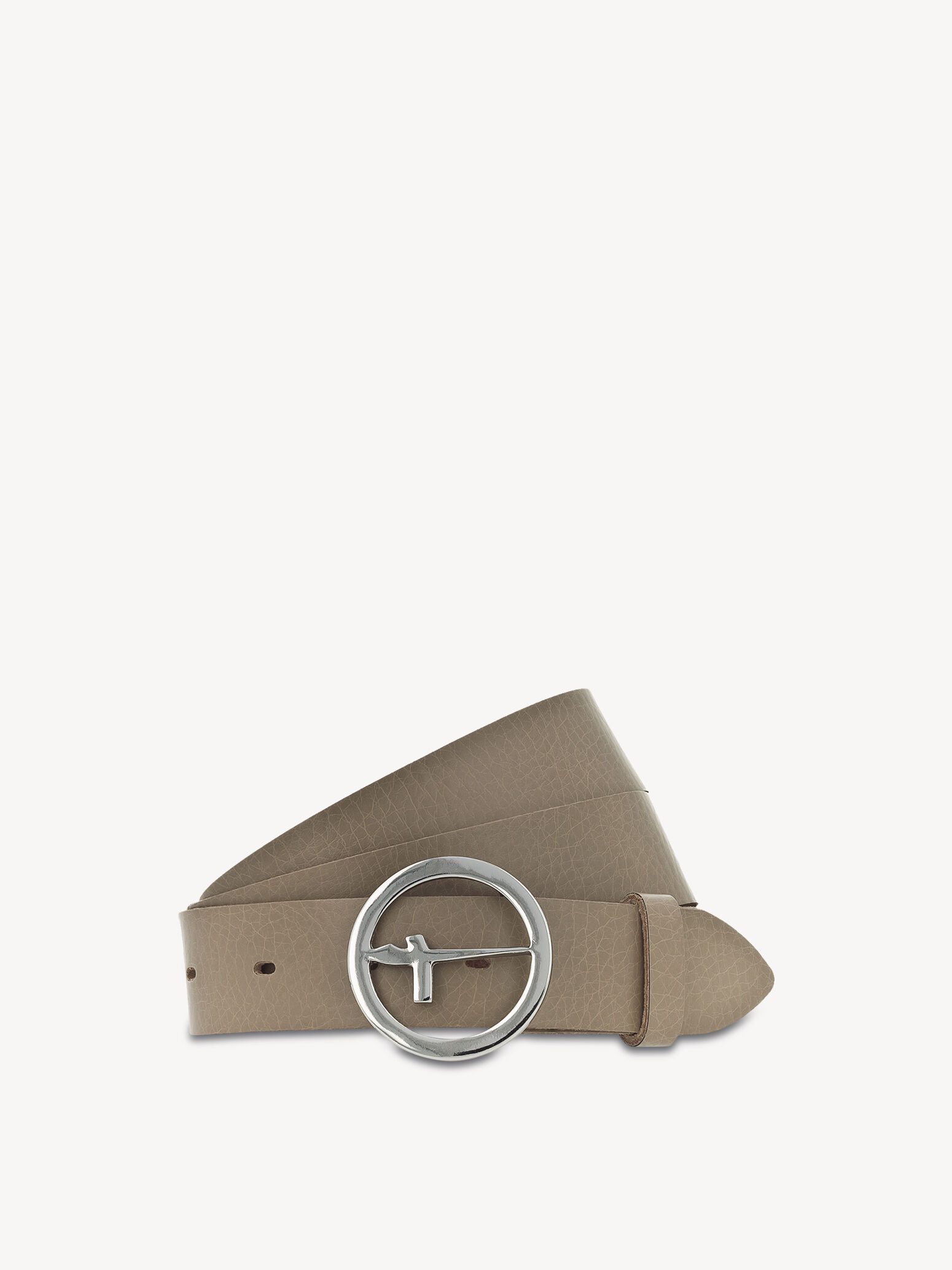 Ceinture en cuir - beige