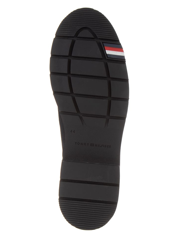 Tommy Hilfiger Shoes Leder-Chelsea-Boots in Dunkelblau günstig kaufen 44