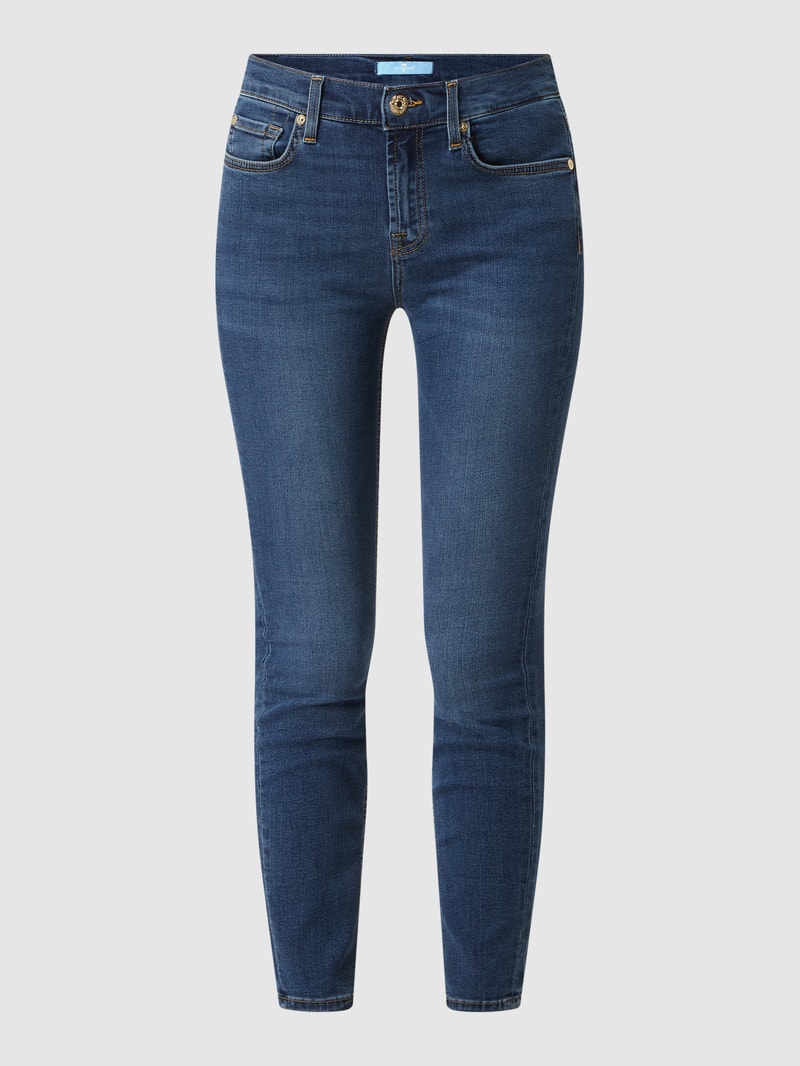 Super Skinny Fit Jeans mit Lyocell-Anteil in blau