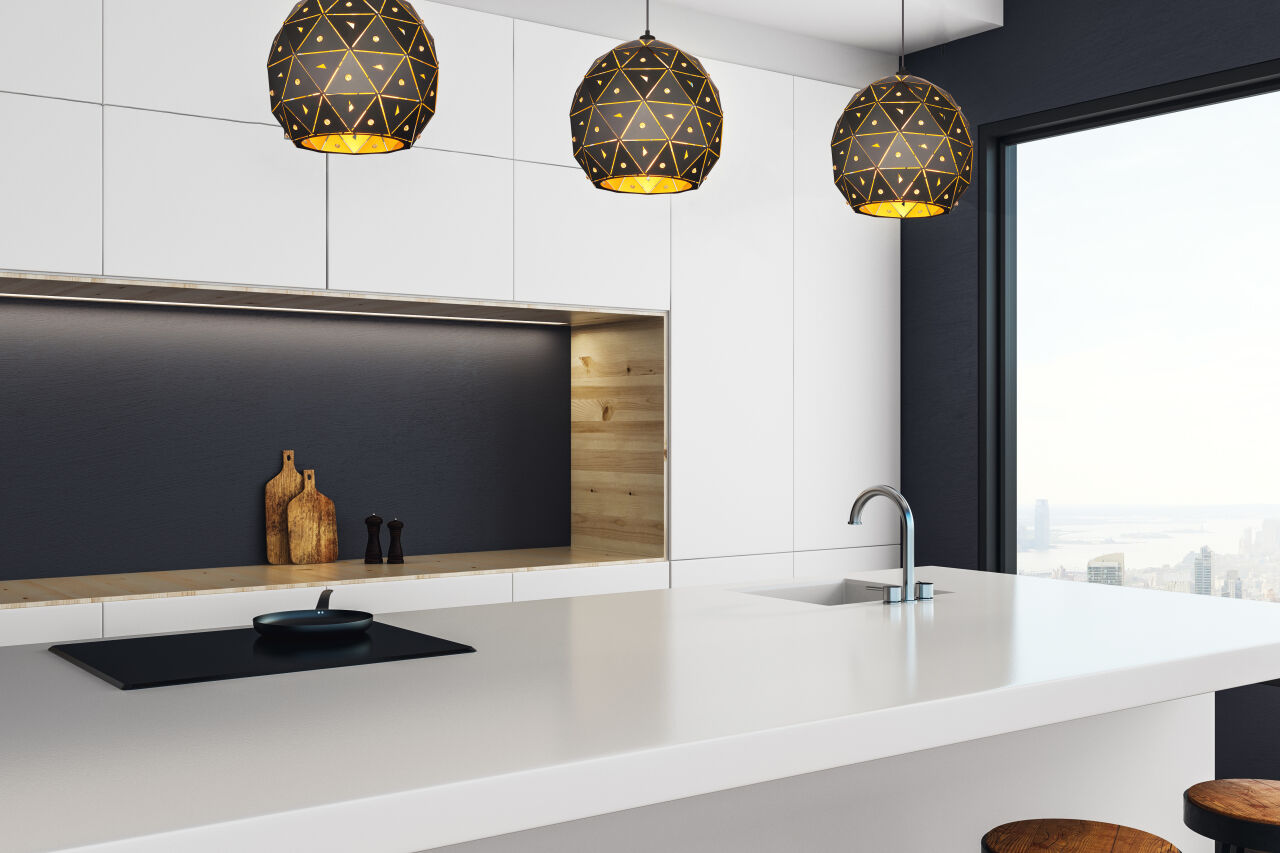 Globo Lighting - JODIE - Hängeleuchte Metall schwarz matt, 1x E27