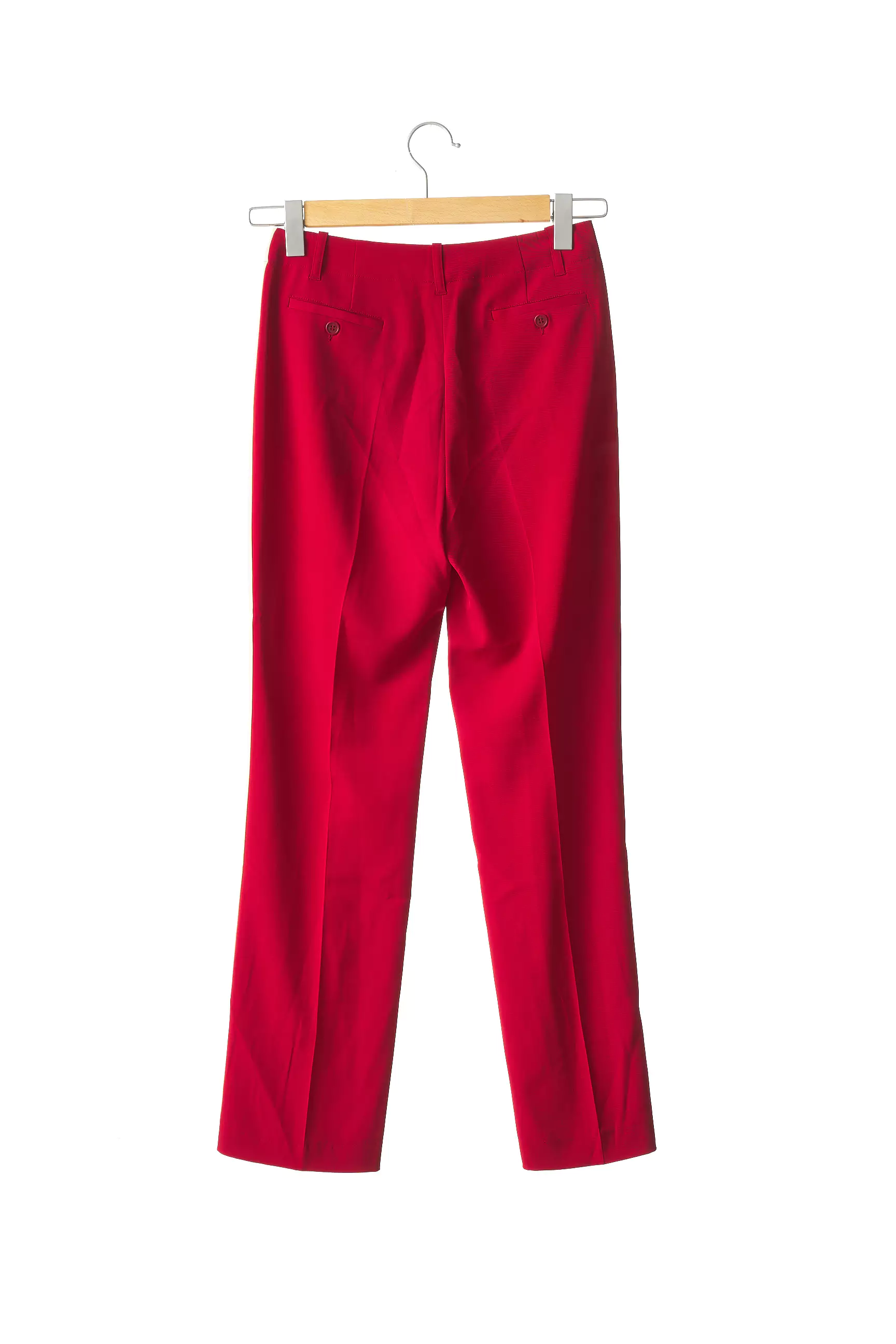 Votre Nom Pantalons Droits Femme couleur rouge