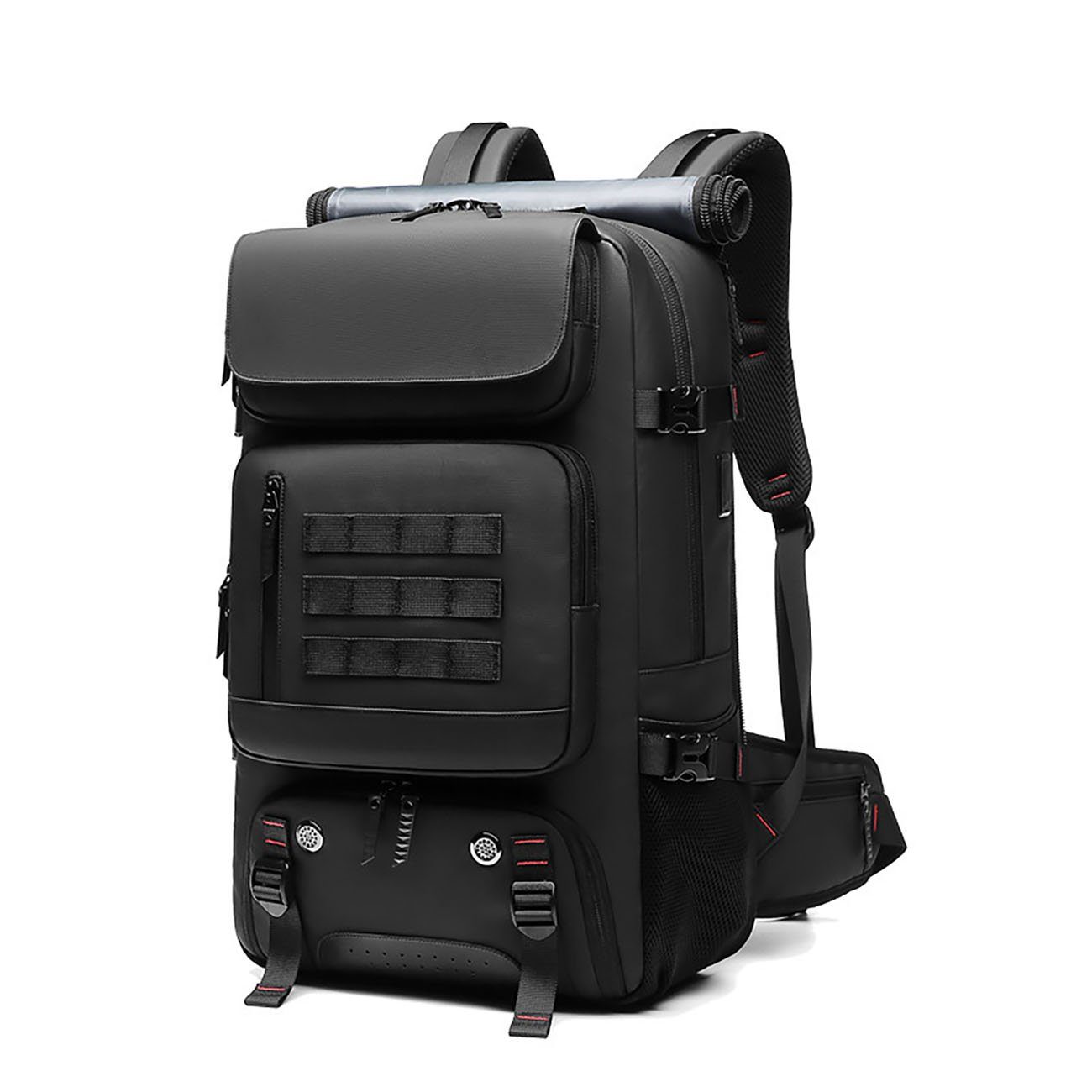 YYV Reiserucksack Wasserdichter Reiserucksack für Herren, Perfekt für Sport, Reisen, Wandern und mehr.