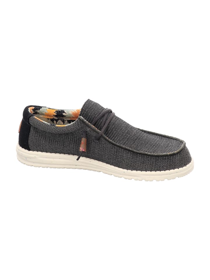 Hey Dude Mokassin Schnürschuhe in Grau günstig kaufen