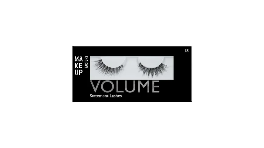 MAKE UP FACTORY Statement Lashes 18 - schwarz