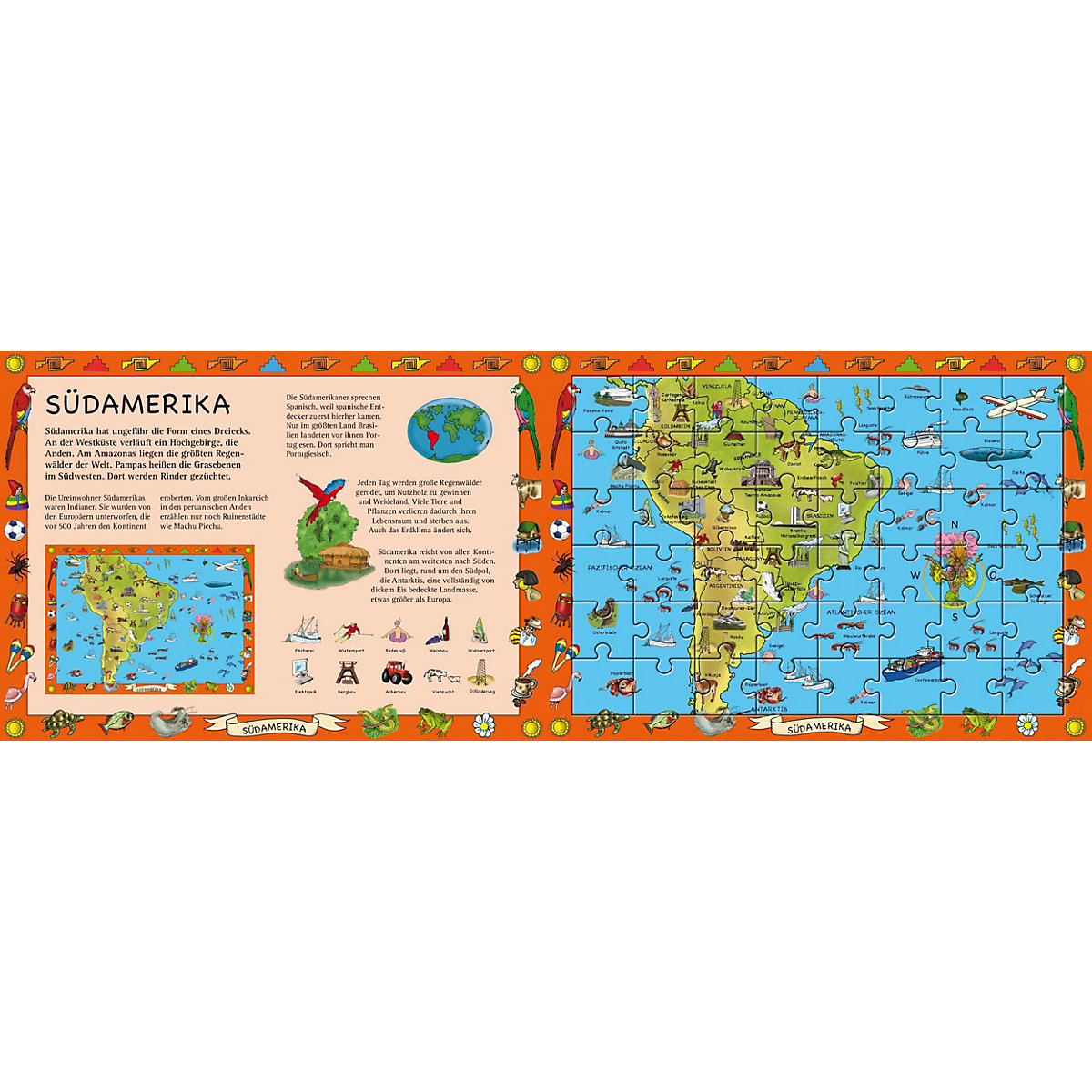 Mein Atlas-Puzzlebuch für Kinder ab 6 Jahren