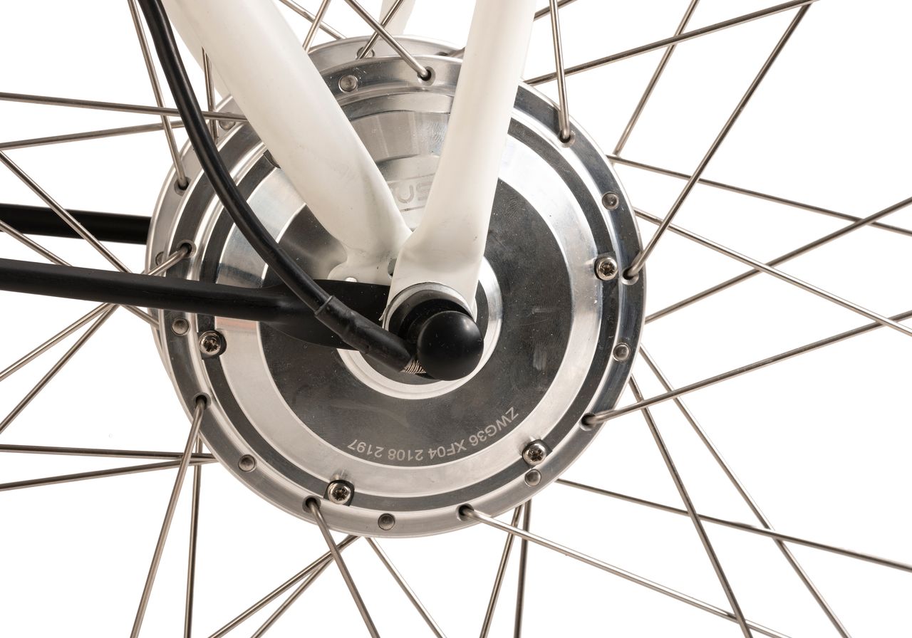 Hollandia E-Citybike Damen Carry on 28'' E-Bike weiß 250 Watt Li-Ion 36V/13 Ah 3 Gänge