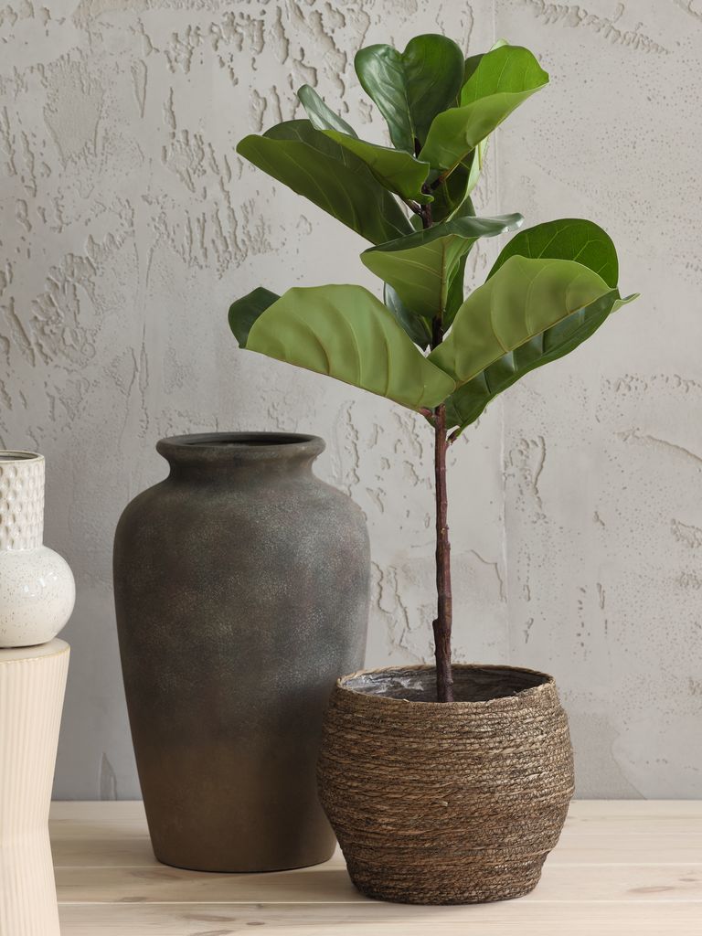 SIVERT Flowerpot SIVERT Ø26xH23cm brown