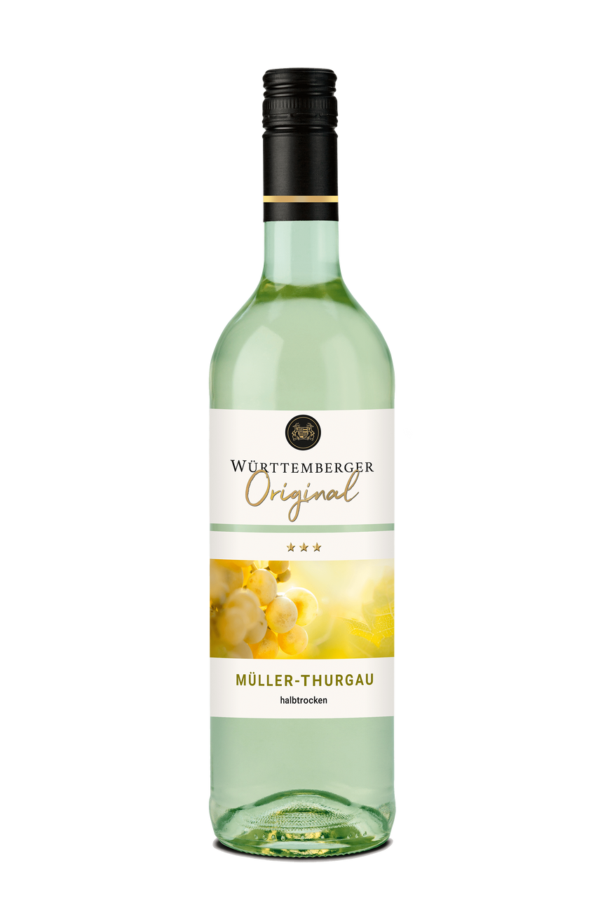 Württembergische WZG Württemberger Original Müller-Thurgau Qualitätswein 0,75L 6er Karton