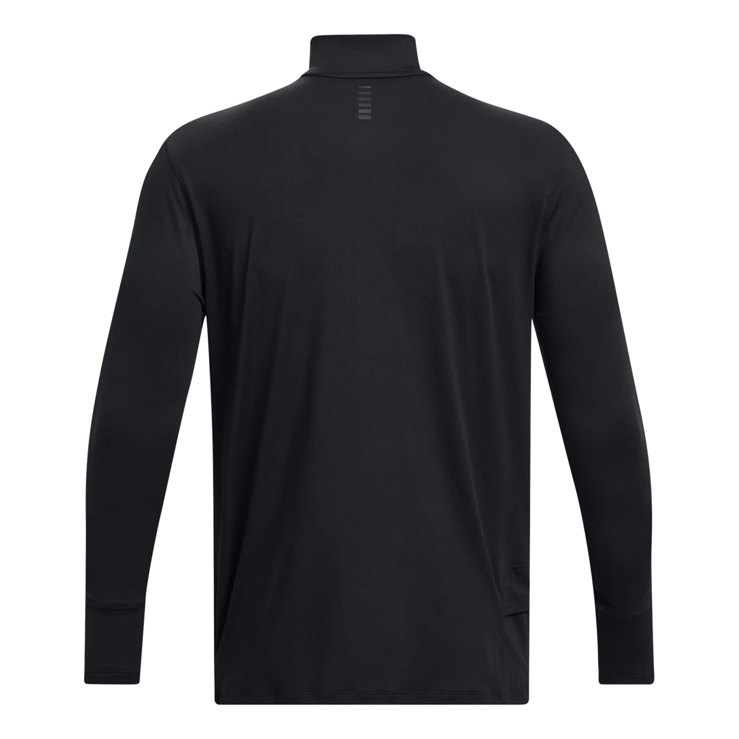 Qualifier Run 1/4 Zip Laufshirt Herren - Schwarz