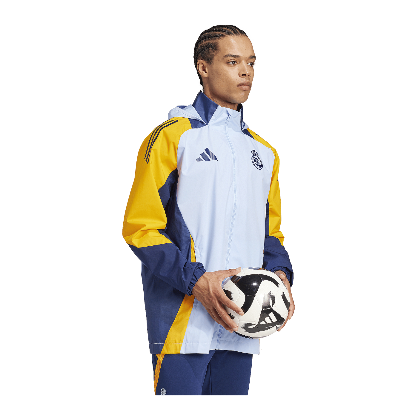 adidas Real Madrid Regenjacke Blau