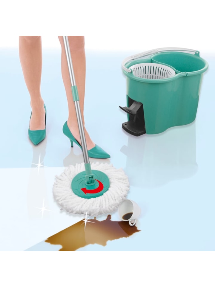 CLEANmaxx CLEANmaxx Power-Wischmopp - Zwei-Kammer-Filtersystem - türkis günstig kaufen onesize