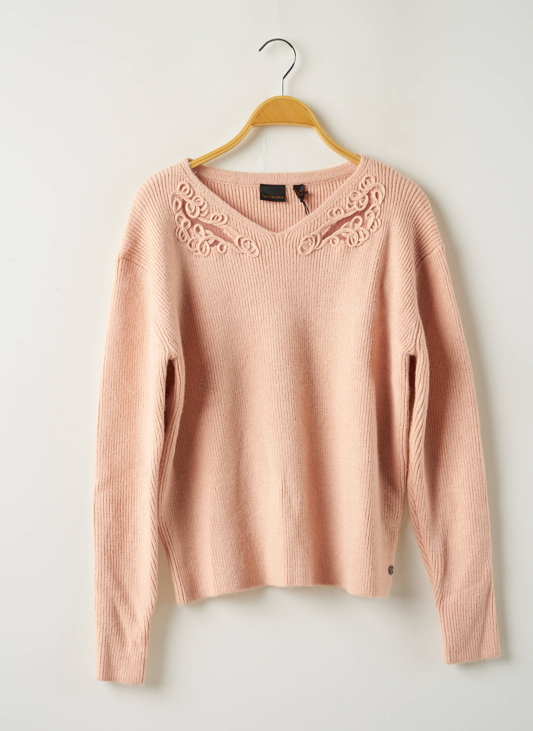 Beckaro Pulls Fille couleur beige