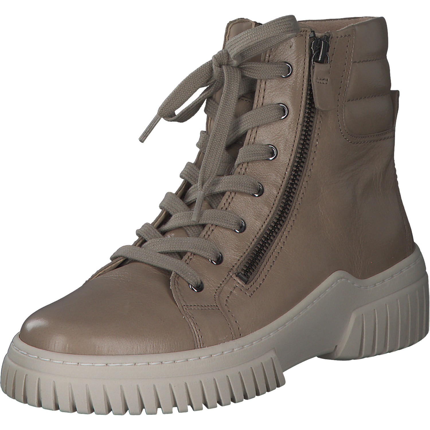 Gabor 93.761, Schnürstiefeletten, Damen, Kiesel (beige)