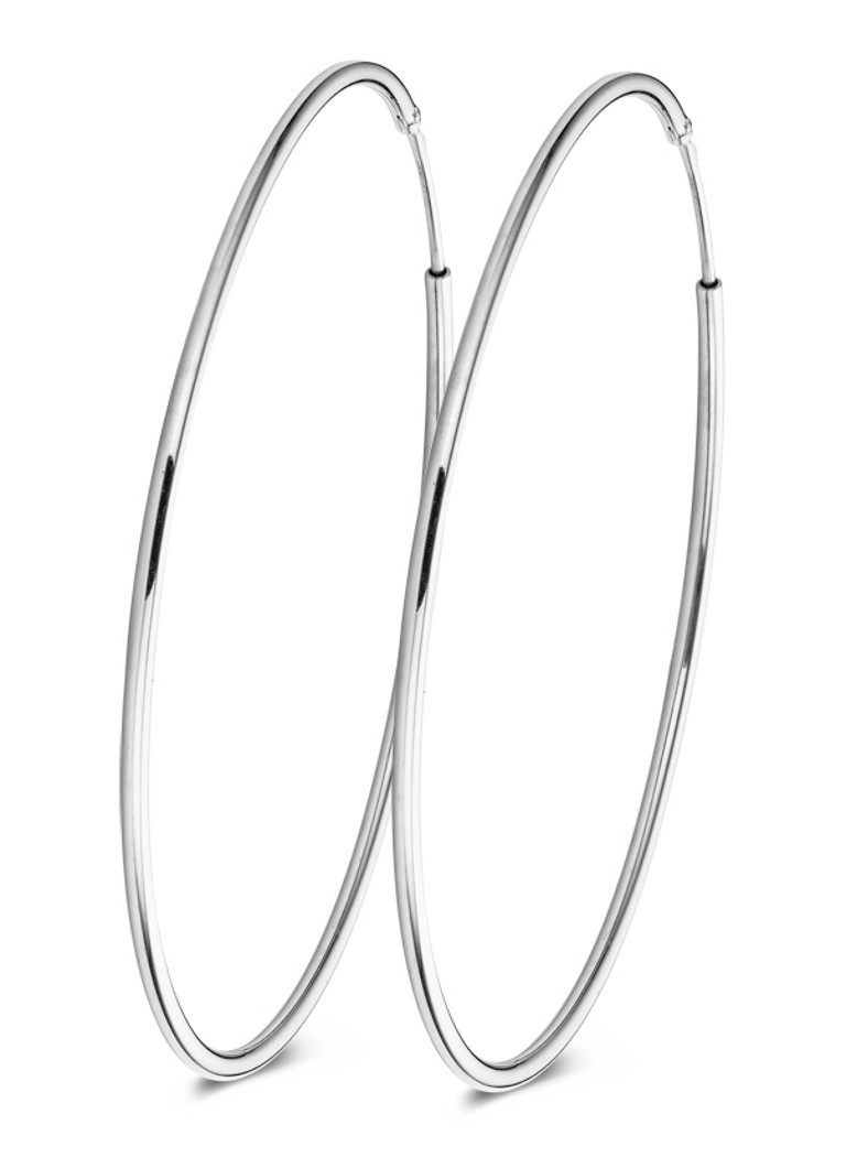 Ασημένια σκουλαρίκια κρίκοι Casa Jewelry DMC M