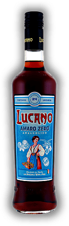 Lucano Amaro Zero Alkoholfrei Lucano Amaro Zero Alkoholfrei Ganz ohne Alkohol und doch volles Amaro-Aroma. 0,7	 Liter