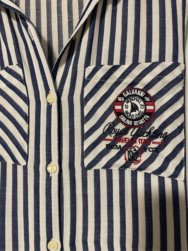 Galvanni Kleid in Blau/ Bunt günstig kaufen XL