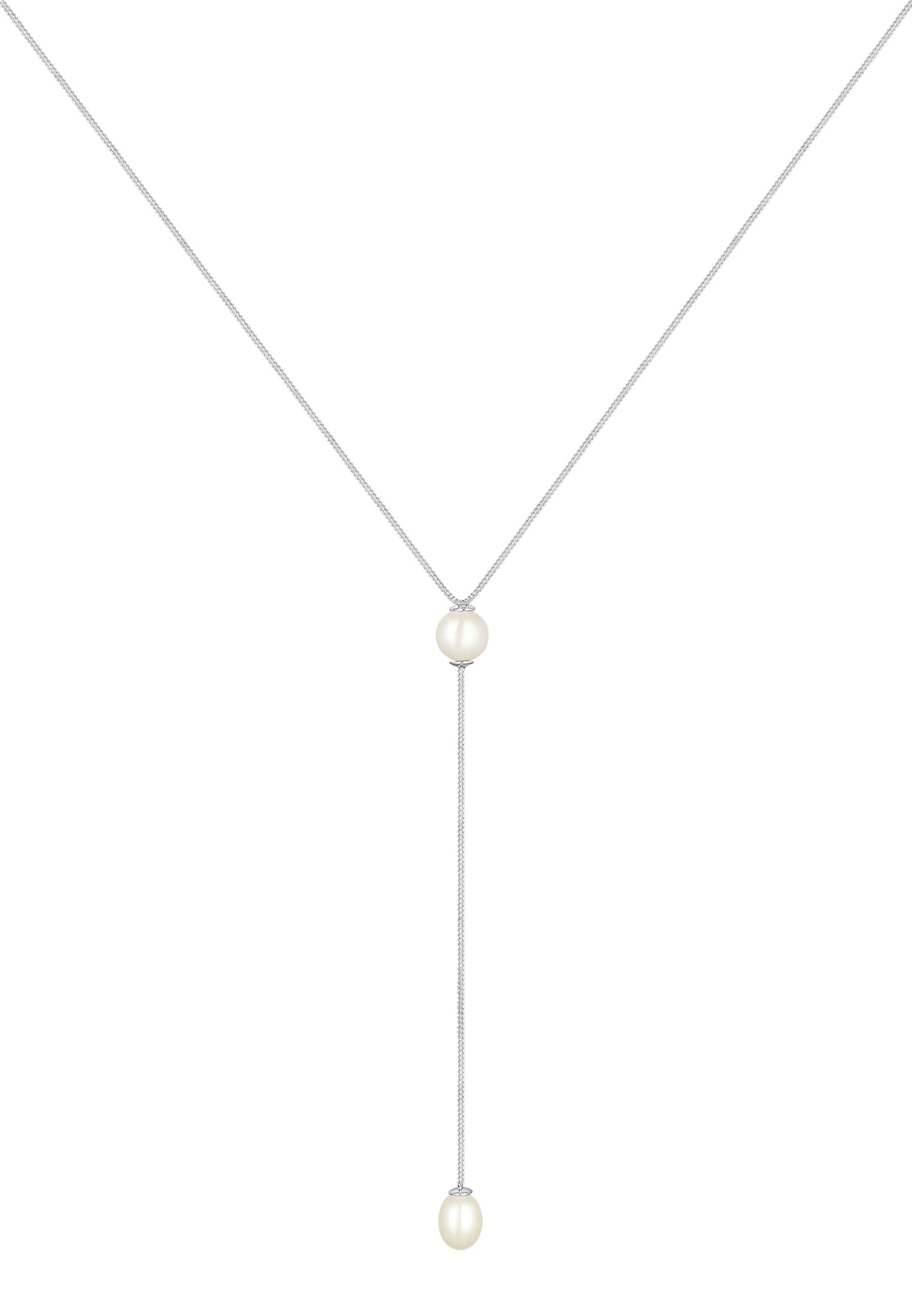 Collana da donna Elli con perla coltivata d'acqua dolce (925/1000) in argento