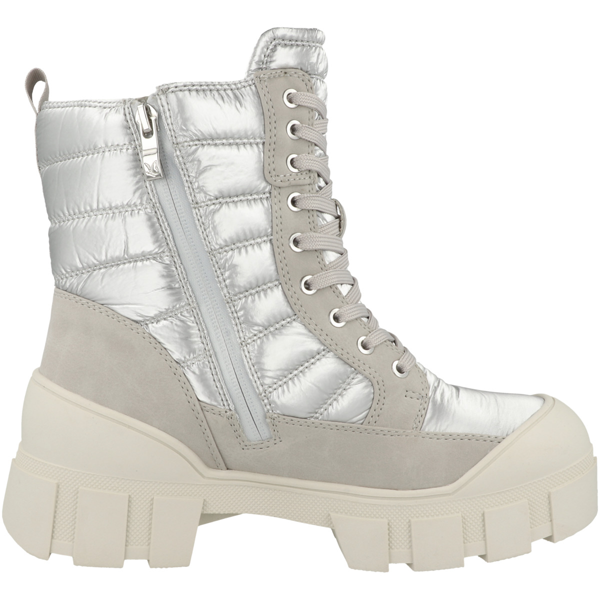 CAPRICE 9-26220-29 Schnürboots silber
