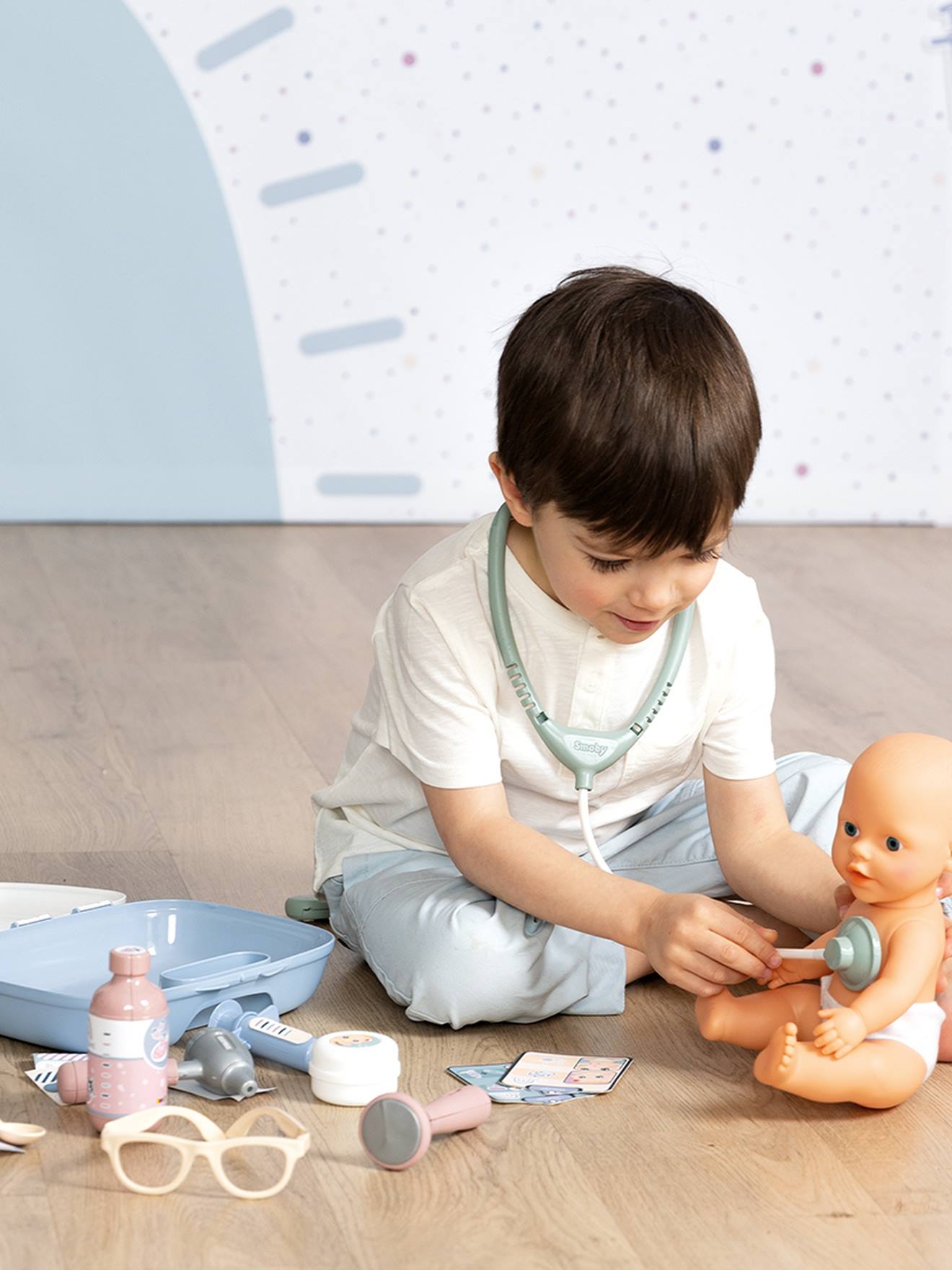 Smoby Puppendoktor-Koffer Baby Care SMOBY - mehrfarbig