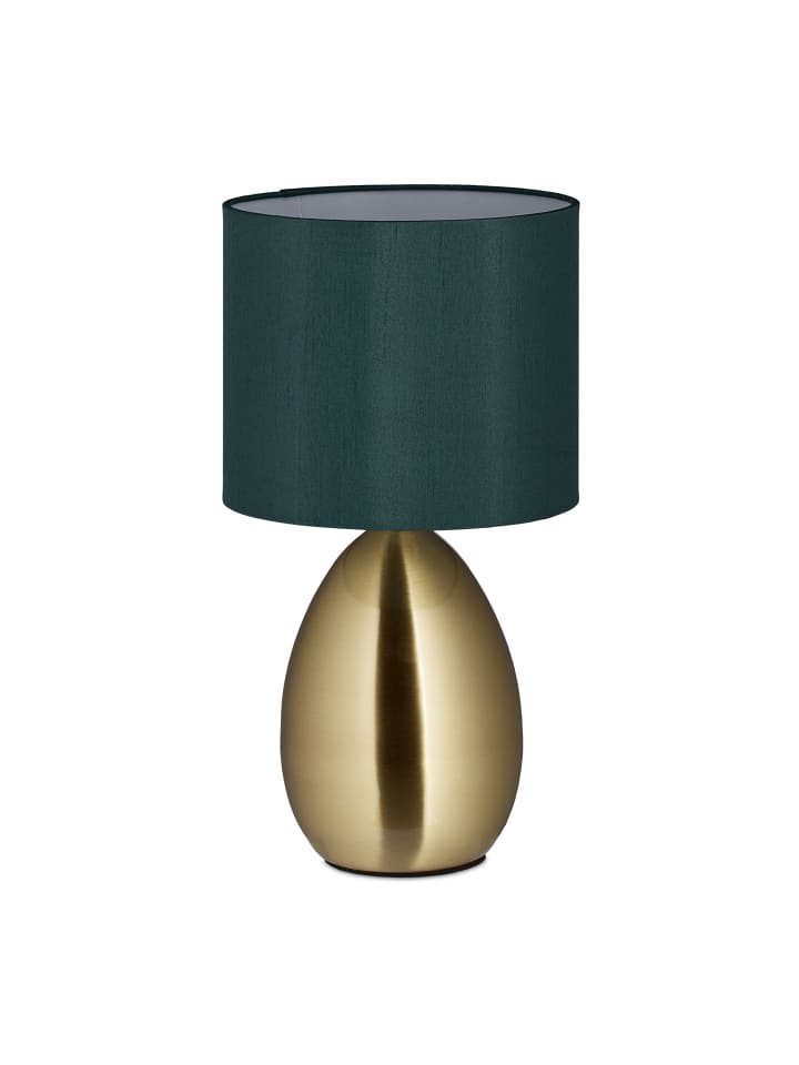 relaxdays Nachttischlampe Touch in Messing - (H)33,5 cm günstig kaufen onesize