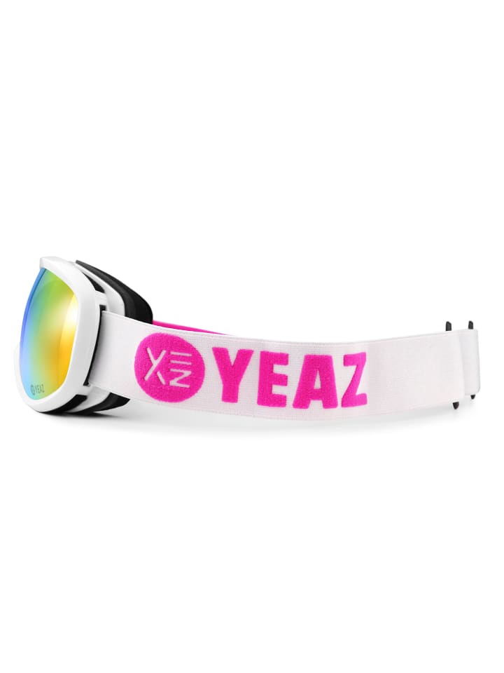 YEAZ STEEZE Ski- und Snowboard-Brille pink/weiss in weiß günstig kaufen onesize