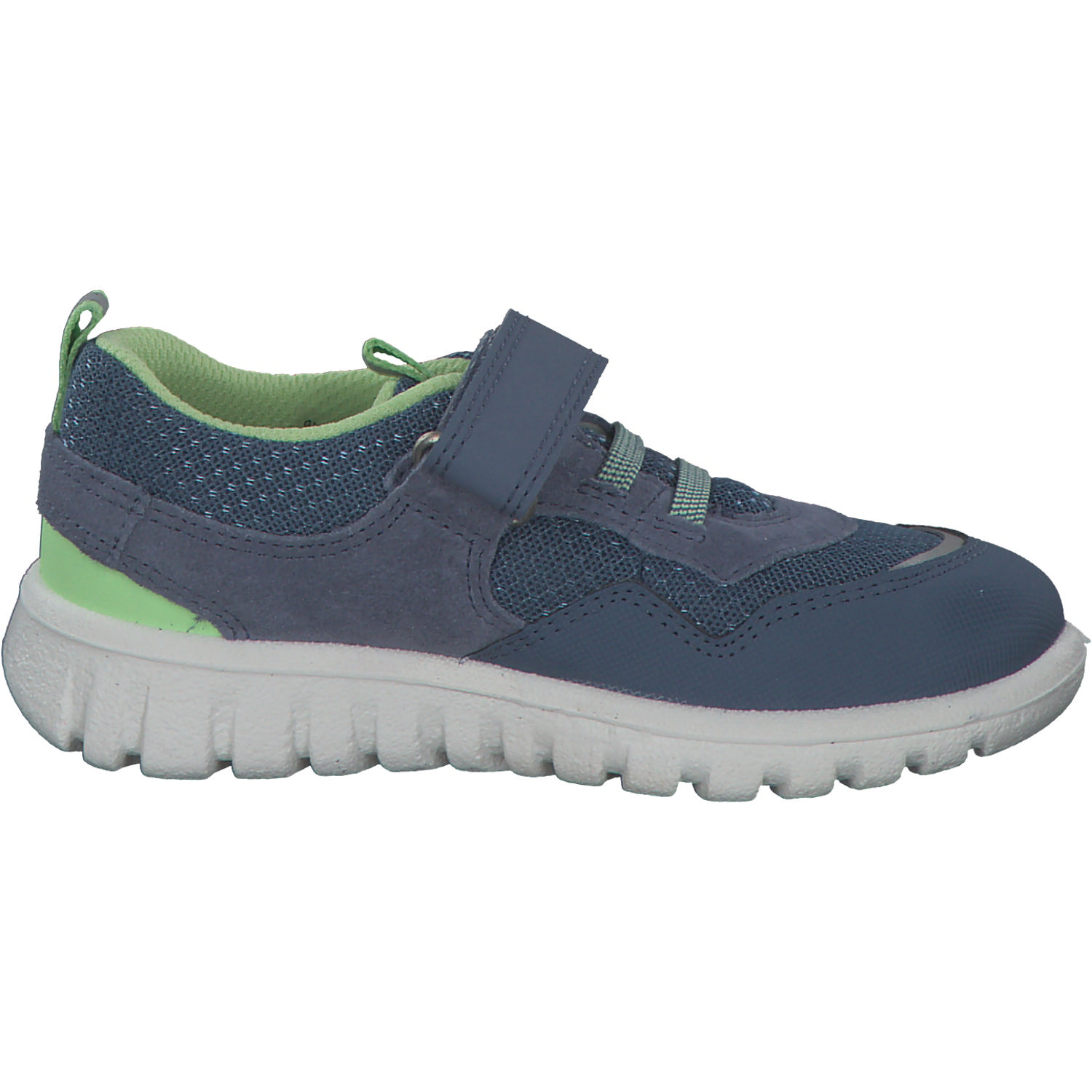 Superfit SPORT7 MINI 06204 M, Sneakers Low, Kinder, BLAU/HELLGRÜN