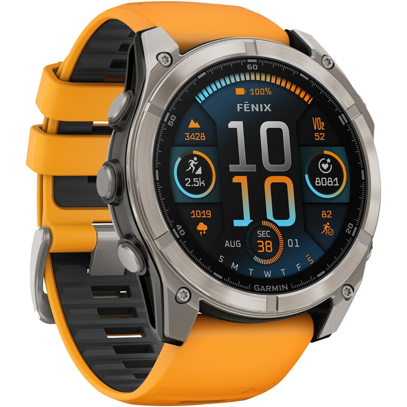GARMIN Armbanduhr Fenix 8 Sapphire &ndash; AMOLED 51 mm
