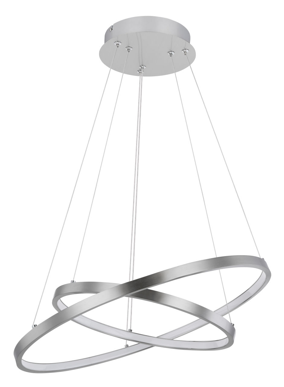 Globo Lighting - RALPH - Hängeleuchte Metall Nickel matt, LED