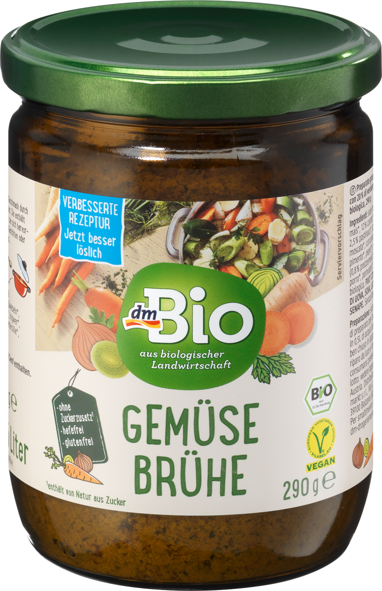 Gemüsebrühe, glutenfrei, 290 g