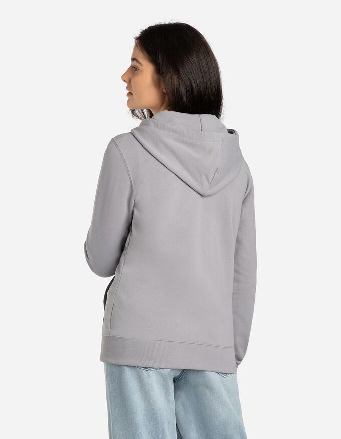 Sweatjacke - Kapuze mit Tunnelzug