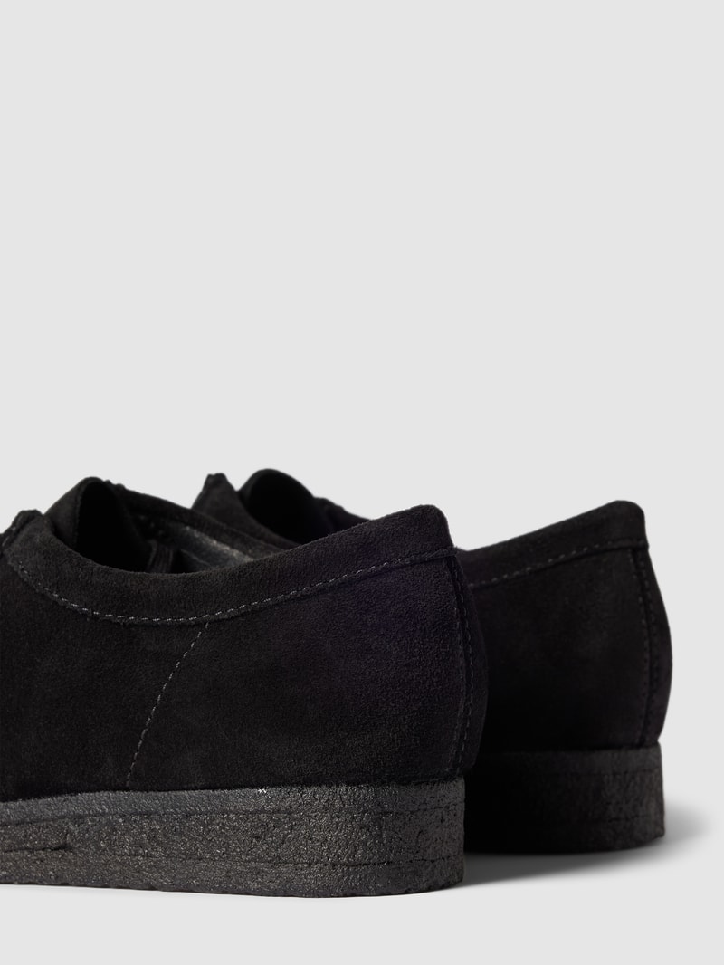 Mokassins aus echtem Leder Modell 'WALLABEE' in schwarz