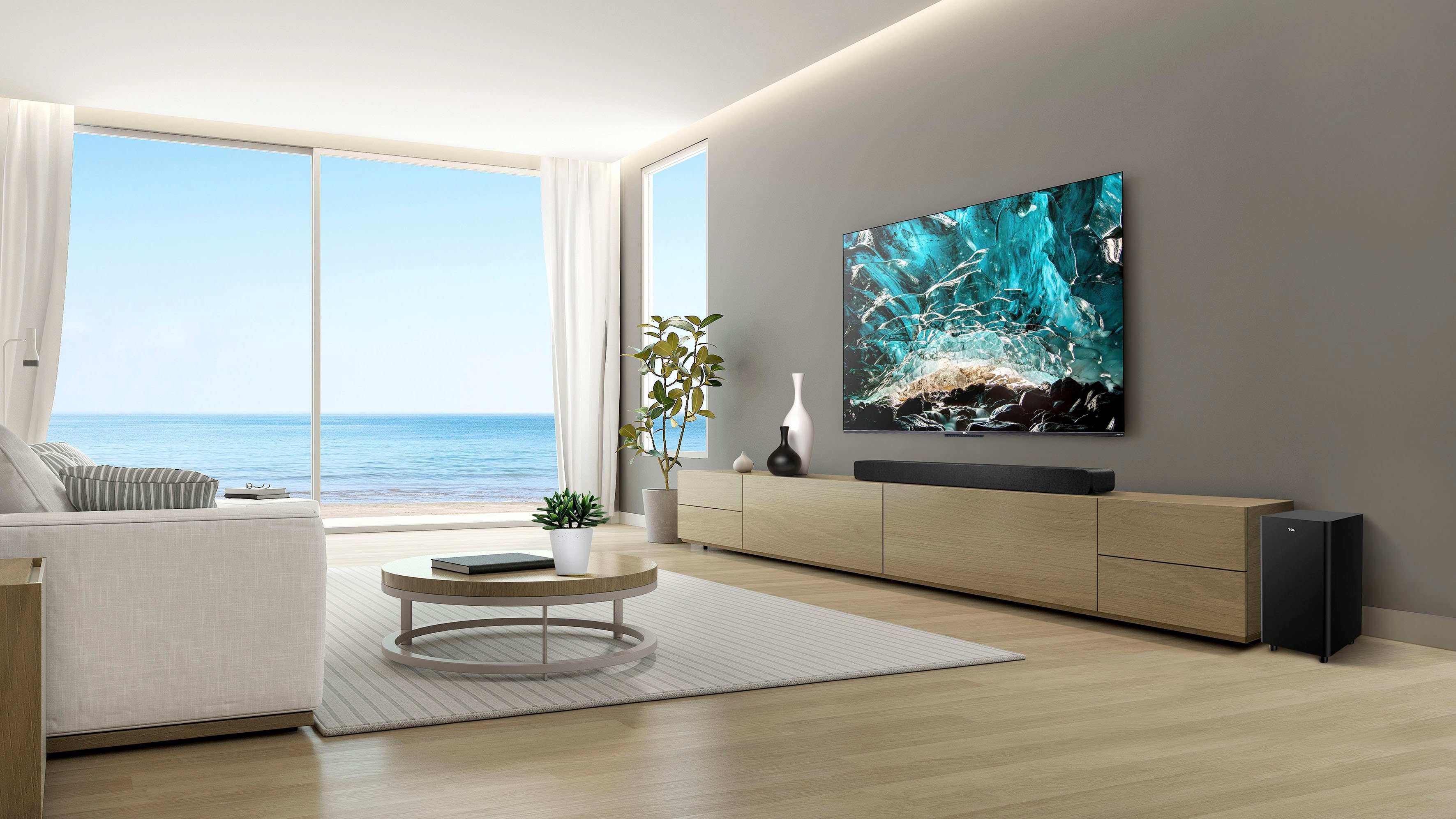 TCL TS8132 3.1.2 Soundbar (Bluetooth, WLAN (WiFi), 260 W, mit kabellosem Subwoofer)