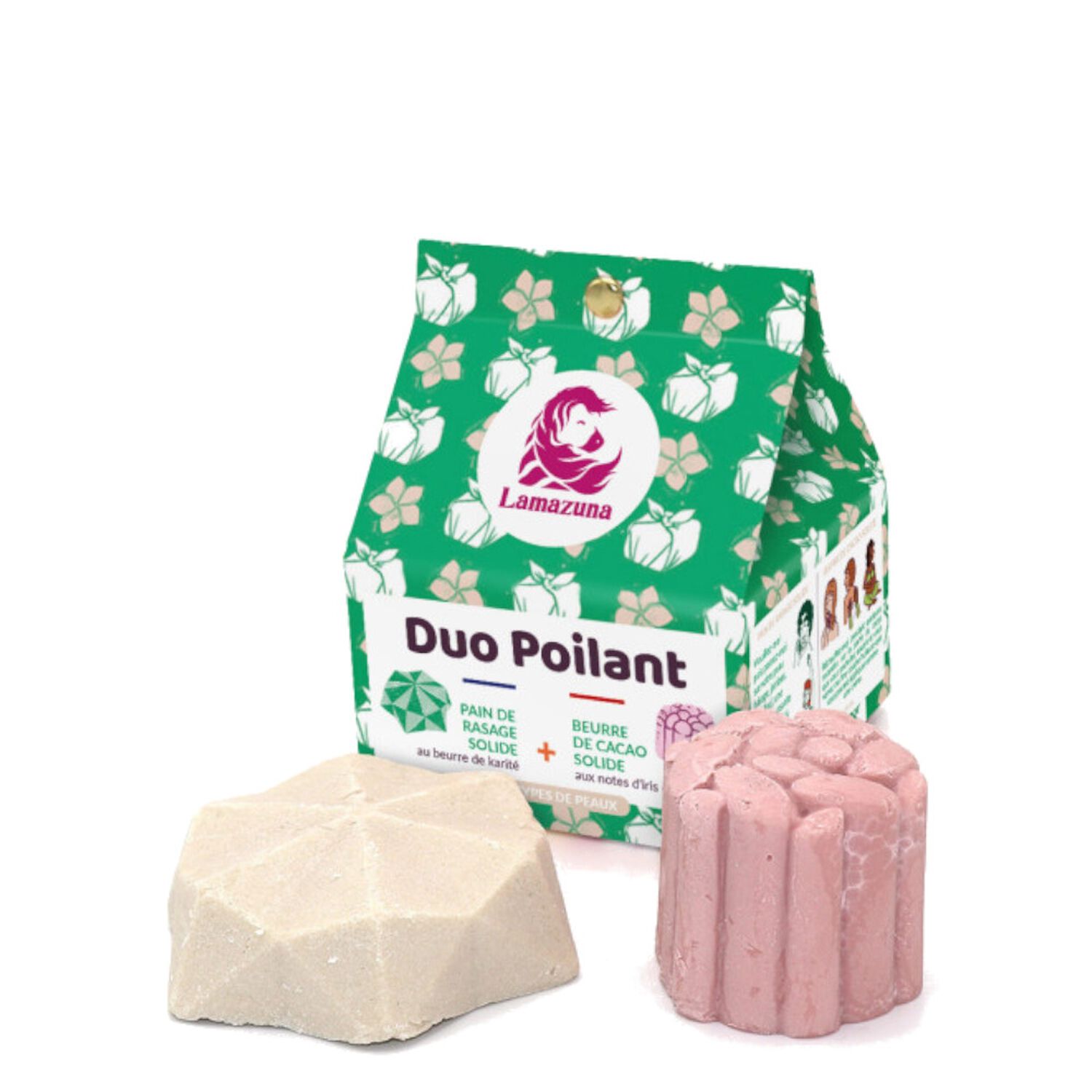 Lamazuna Duo Poilant Pain de Rasage + Beurre de Cacao