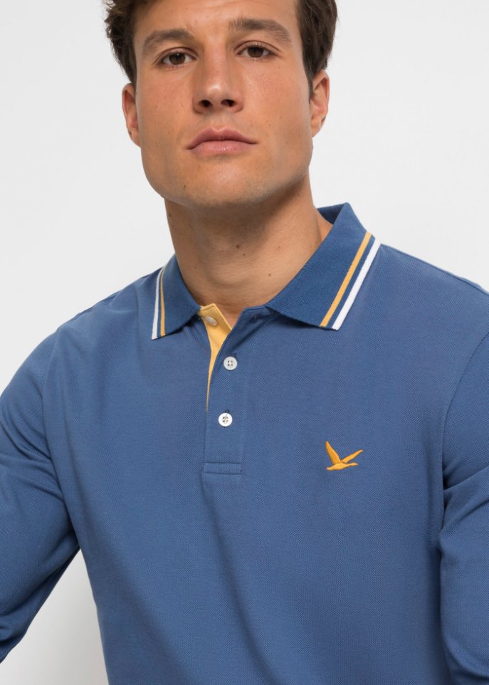 Poloshirt, Langarm (2er Pack)