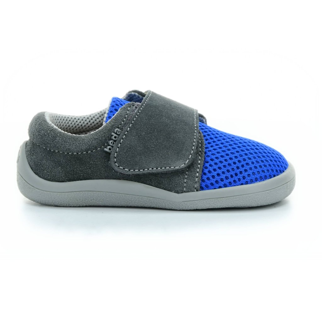 Beda Tom Barfußsneakers (BF 0001/SK/1W Mesh mit Leder)