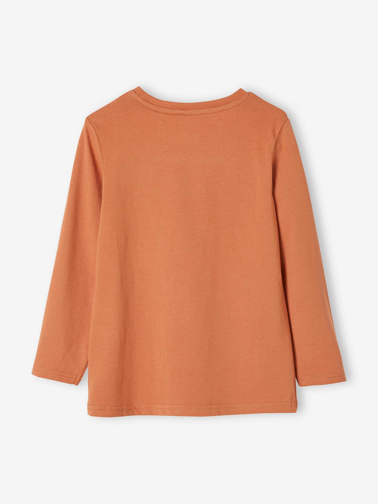 T-shirt message graphique Basics garçon orange